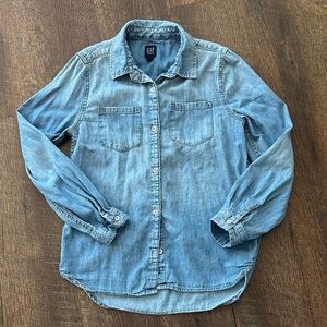 GAP Light Blue Denim Shirt